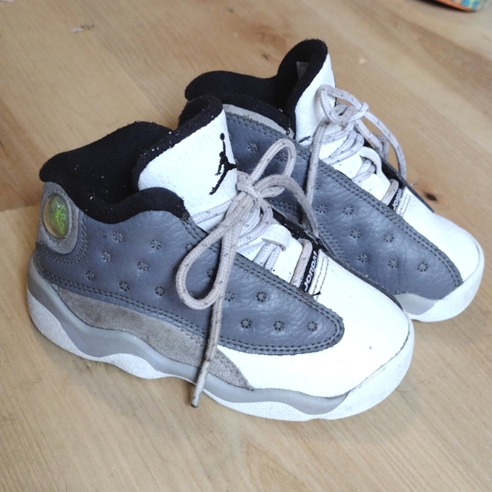 Jordan Kids Sneakers - Gray and White